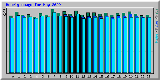 Hourly usage for May 2022