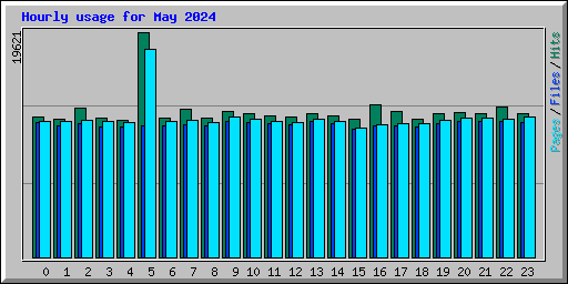 Hourly usage for May 2024